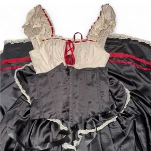 Dolls Kill Tricks N Treatz Wild West comic maiden premium costume size XXs